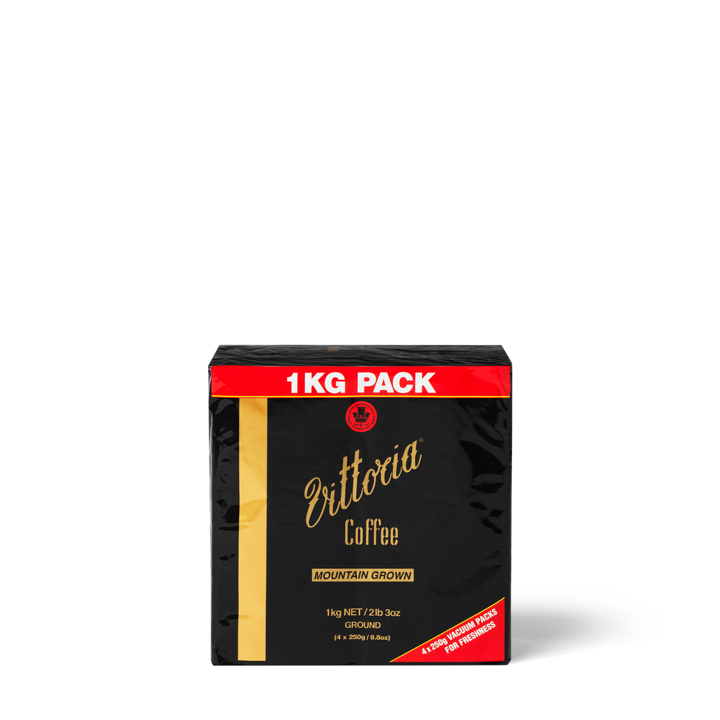 Mountain Grown Blend coffee beans in a 1kg bag