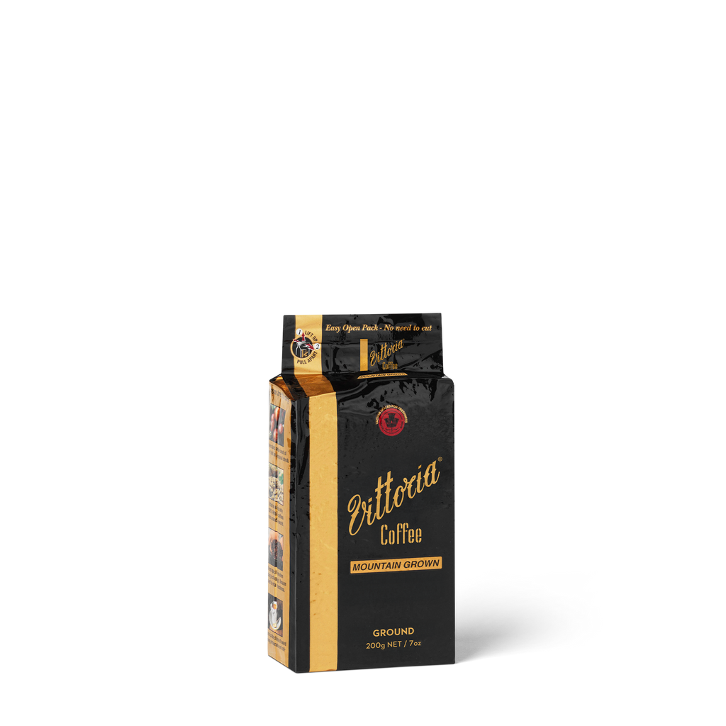 Mountain Grown Ground Coffee in 200g packaging