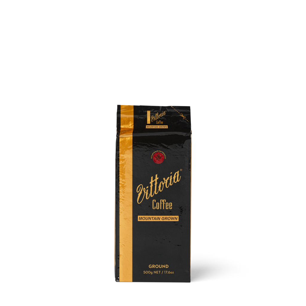 Mountain Grown Blend coffee beans in 500g packaging