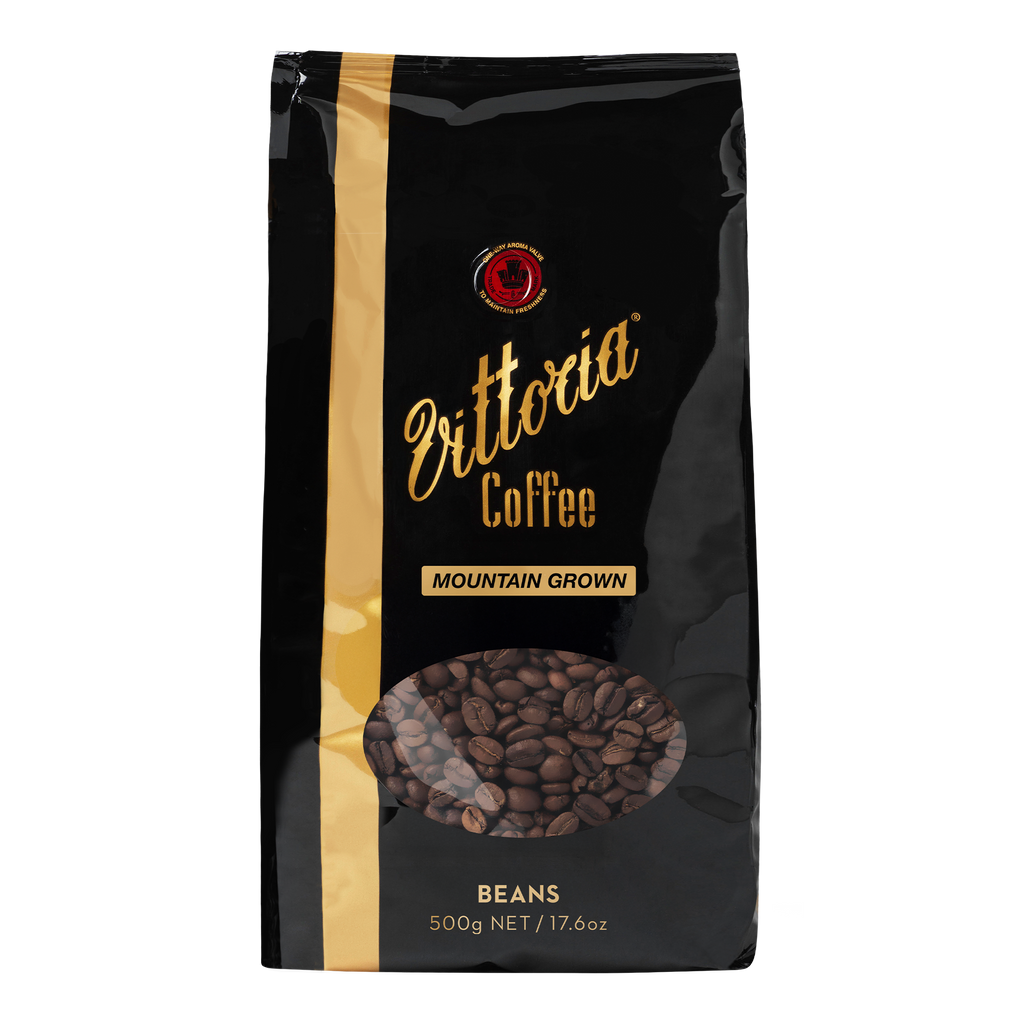 Mountain Grown Blend coffee beans in 500g bag